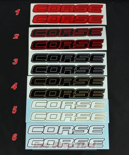 Sticker Aufkleber Felgenrandaufkleber im neuen Tricolore Corse Design
