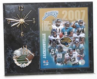 2007 Jacksonville Jaguars Team Picture Clock
