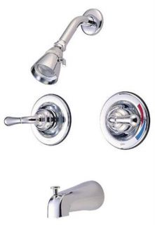 Elements of Design EB674 Twin Handles Pressure Balanced Tub & Shower