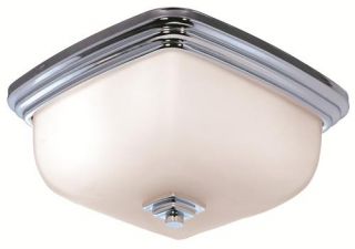World Imports 8572 08 Galway 10 2 Light Square Glass Ceiling Light