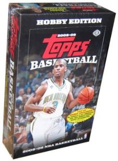 2008/09 Topps Basketball HOBBY Box   36 packs of 10 cards