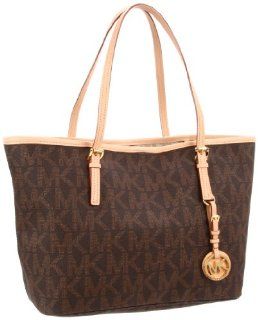  MICHAEL Michael Kors Jet Set Travel Tote,Brown,One Size Shoes