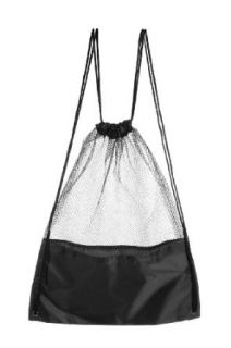 Mesh Drawstring Backpack Tote Sports Bag Great for Beach