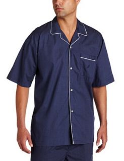Nautica Mens Woven Mediterranean Dot Campshirt Clothing