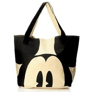 Mickey Mouse Cream Peek a boo Printed Heavy Canvas Tote