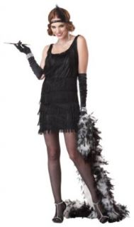 California Costumes Womens Fashion Flapper Costume,Black
