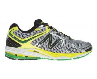 M880V2 Mens Running Shoes, Silver/Yellow, US12.5   Width D Shoes