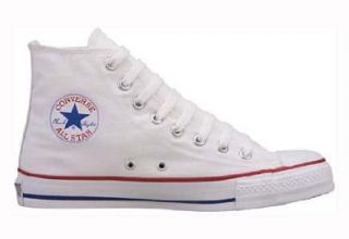 Chuck Taylor All Star Hi Top Optical White Canvas Shoes Shoes