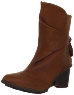 El Naturalista Womens N891 Henna Ankle Boot Shoes