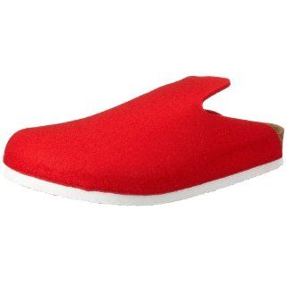 Clogs Davos from Wool in red with a regular insole Shoes