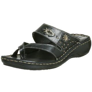 Step Womens Monterey Slide Sandal,Black,42 M EU / 10.5 11 B(M) Shoes