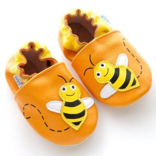  Eggi Soft Sole Busy Beez Crib Shoes (12 18 Months): Shoes