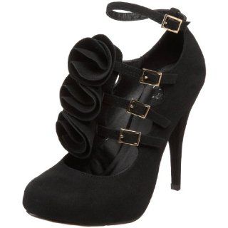  Miss Me Womens Bello 10 Ankle Strap Pump,Black,9 M US: Shoes