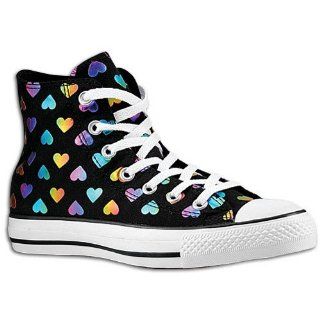 AS Hi Synth Pop Rainbow Hearts ( sz. 10.5, Black/Red/Blue ) Shoes