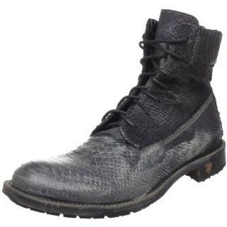 Mark Nason Mens Redback Lace Up Boot,Black,12 M US Shoes