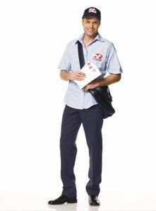 Mailman Mens X Large Costume: Clothing
