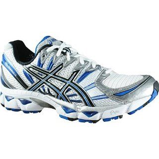 com ASICS Mens GEL Nimbus 12 Running Shoe White/Royal Size 12 Shoes