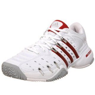 adidas Mens Barricade V Tennis Shoe,White/Red/Lt Onix,13.5 M: Shoes