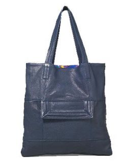 See by Chloe Leather/Cotton Reversible Tote (Sailor