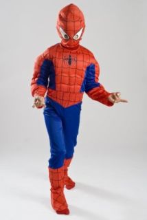 Spiderman Halloween Costume with Muscle and Light up Fiber