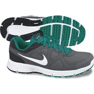  Nike Mens Revolution Running Shoe Black/Gray/Turquoise (13) Shoes