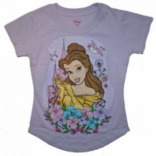 Disney Princess Belle Toddler Girls T Shirt (3T, Lilac