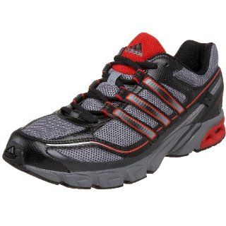 adidas Mens Allegra 3 Running Shoe,Medium Lead/Black/Red,8 M Shoes