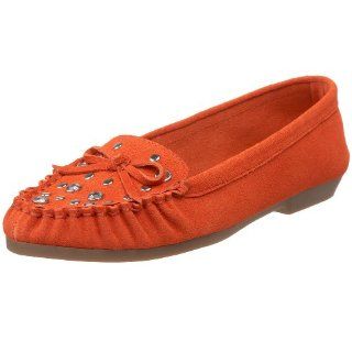 Yellow Box Womens Laguna Moccasin,Orange,6 M US Shoes