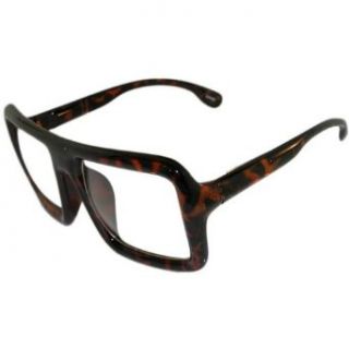 Huge Squared Manly Glasses In Tortoise Clothing