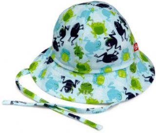 ZUTANO Froggies Sun Hat, Sky, 12 Months Clothing