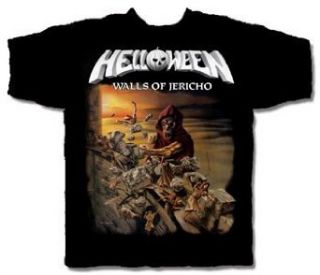 Helloween   Walls of Jericho T Shirt Clothing