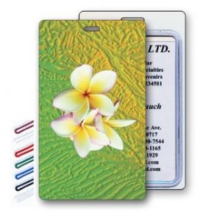 Lenticular Standard Luggage Tag with Clear Plastic Loop
