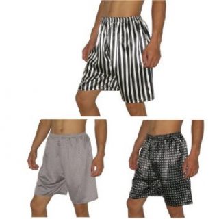 3 PACK: SILK COUTURE Mens Sleepwear   Silk Boxer Shorts
