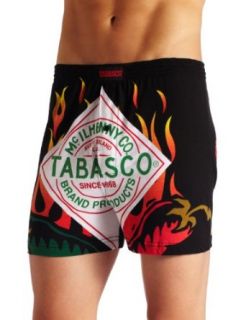 Mjc International Mens Tabasco Burn Boxer, Black, Small