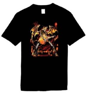 Kids Funny T Shirts (Guitar Hero Devilish Skull with Wings
