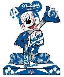 Los Angeles Dodgers / Disneys Mickey Mouse Statue Pin