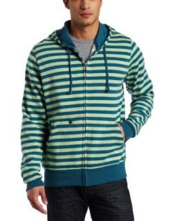 Rusty Young Mens El Stripe Sweater,Teal,Small: Clothing