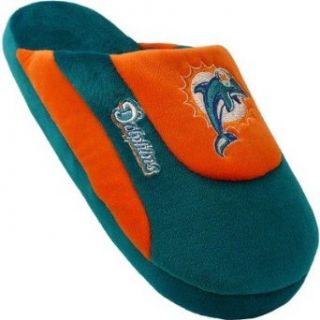 Comfy Feet MDO07 Miami Dolphins Low Pro Stripe Slipper