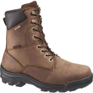 Waterproof 8 Durbin Steel Toe Work Boots Brown, BROWN, 7 XW: Shoes