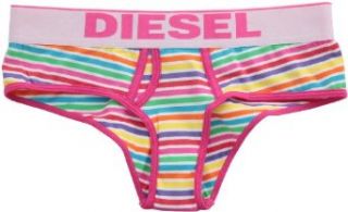Diesel Womens Oxim Boyshort,Rainbow Stripe,X Small