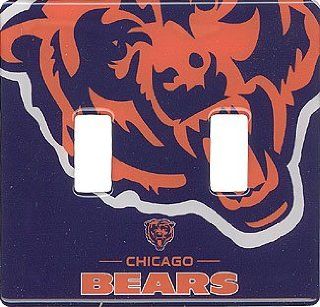 Chicago BEARS NFL Double Light Switch Plate Cover: Sports
