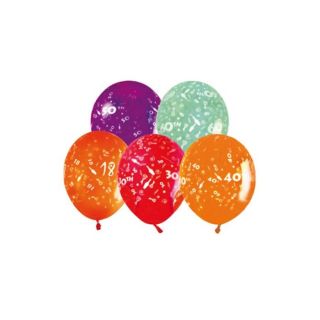 10 Ballons chiffres (40)   Achat / Vente BALLON DECORATIF 10 Ballons
