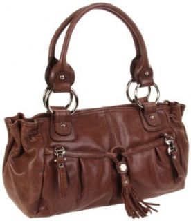 B. MAKOWSKY Yvette Tote,Brown,One Size Clothing