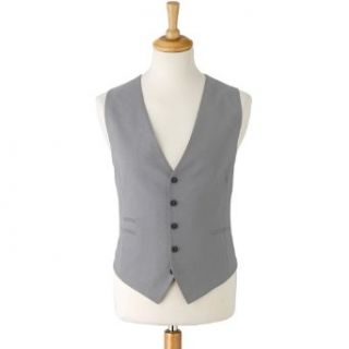 Savile Row Mens Light Grey Suit Waistcoat Vest Size 44