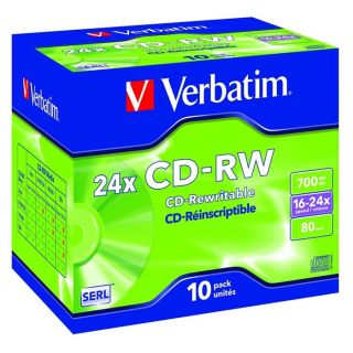 Verbatim CDR W 16 24x (10)   Achat / Vente CD   DVD   BLU RAY VIERGE