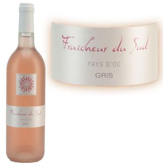 Fraîcheur du Sud   IGP OC GRIS   Vin rosé   Vendu à lunité   75cl