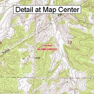 USGS Topographic Quadrangle Map   Crocker, Missouri