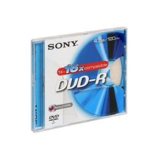 SONY   DMR47AS16   Sony DMR 47A   DVD R   4.7 Go 16x   boîtier CD