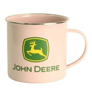 John Deere Ceramic Classic Coffee Mug   Pink Sports