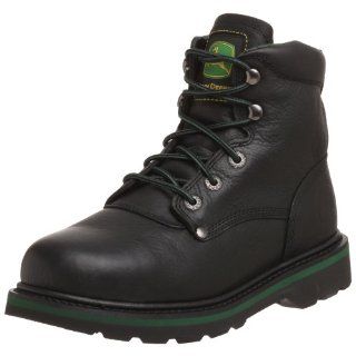 John Deere Mens JD6390 Boot,Black,7.5 M: Shoes